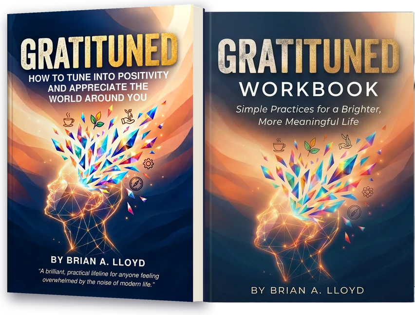 Gratituned ebook with the Gratituned Workbook, daily journal and reflection prompt pages