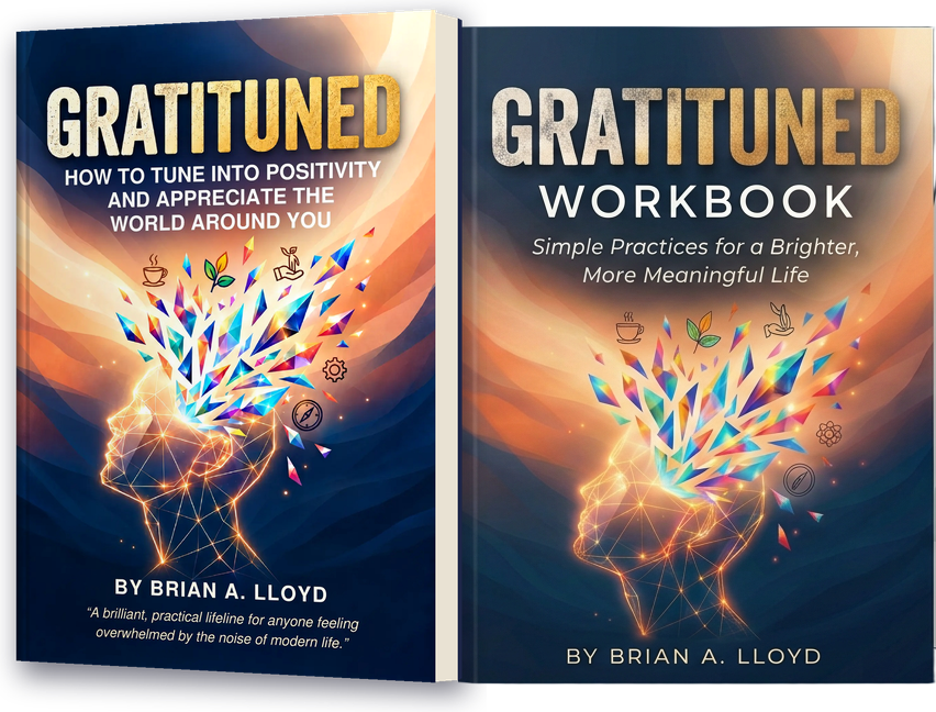 Gratituned ebook with the Gratituned Workbook, daily journal and reflection prompt pages